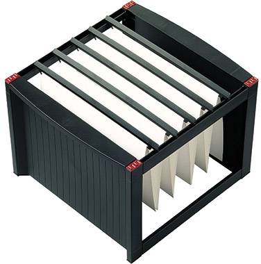 Helit Függő mappa doboz Hängemappenbox the rack H6110092 Fekete, Piros 1 db