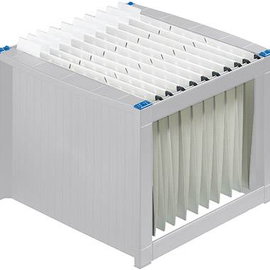 Helit Függő mappa doboz Hängemappenbox the rack H6110084 Élénk szürke , Kék 1 db