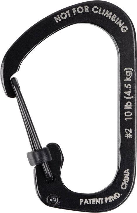 NITE Ize CSL2-01-R6 Karabíner SlideLock Gr. 2 44 mm x 29 mm x 2.5 mm 1 db