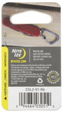 NITE Ize CSL2-01-R6 Karabíner SlideLock Gr. 2 44 mm x 29 mm x 2.5 mm 1 db 4. bélyegkép