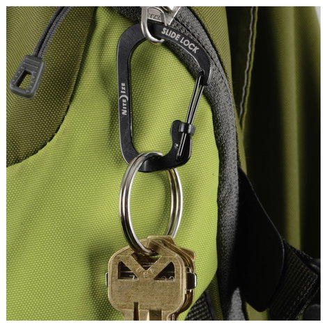 NITE Ize CSL2-01-R6 Karabíner SlideLock Gr. 2 44 mm x 29 mm x 2.5 mm 1 db 7. kép