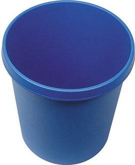 Helit the german H6105834 Papírkosár 18 l (Ø x Ma) 315 mm x 335 mm Polipropilén Kék 1 db