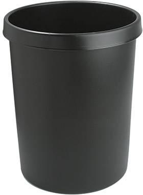 Helit the german H6106295 Papírkosár 45 l (Ø x Ma) 390 mm x 480 mm Polietilén Fekete 1 db 2. kép
