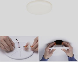 Paulmann 92387 EB Panel Veluna VariFit LED-es beépíthető lámpa LED 4.50 W Selyem
