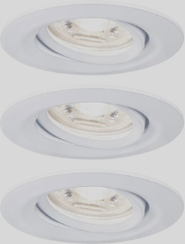 Paulmann 94293 EBL Nova mini Coin LED-es beépíthető lámpa 3 részes készlet LED 4 W Fehér