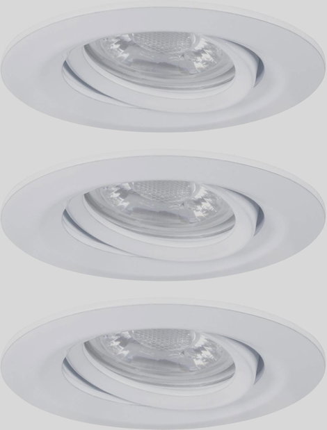 Paulmann 94293 EBL Nova mini Coin LED-es beépíthető lámpa 3 részes készlet LED 4 W Fehér 2. kép