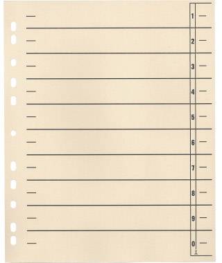 Soennecken Elválasztó lap Trennblatt 1554377 DIN A4 190 g/m² 100 db