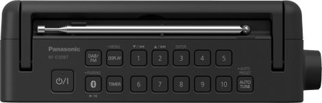 Panasonic RF-D30BTEG-K Konyhai rádió DAB+, URH Bluetooth®, AUX Ébresztő funkció, Fröccsenő víz ellen 2. kép