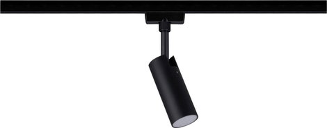 Paulmann Tubo Nagyfeszültségű sínrendszer lámpa URail Fixen beépített LED-es 4.5 W LED Fekete (matt) 7. kép
