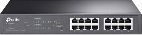 TP-LINK TL-SG1016PE Hálózati switch 16 port PoE funkció