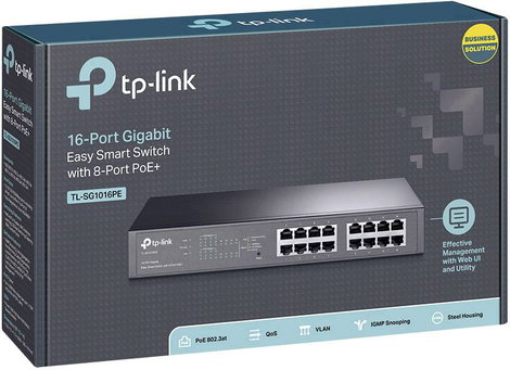 TP-LINK TL-SG1016PE Hálózati switch 16 port PoE funkció 4. kép