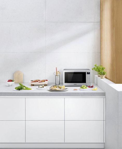 Panasonic NN-CT57JMGPG Mikrohullámú sütő Ezüst 1000 W Grillező funkció 5. kép