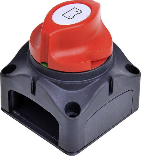 Akku leválasztó kapcsoló 275 A 12 V, 24 V, 36 V, 48 V, IWH 019052