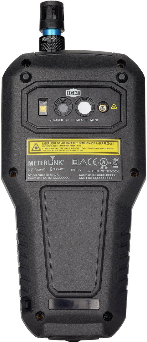 Anyagnedvesség mérő beépített hőkamerával, hőmérsékletmérés, FLIR MR277 10. kép