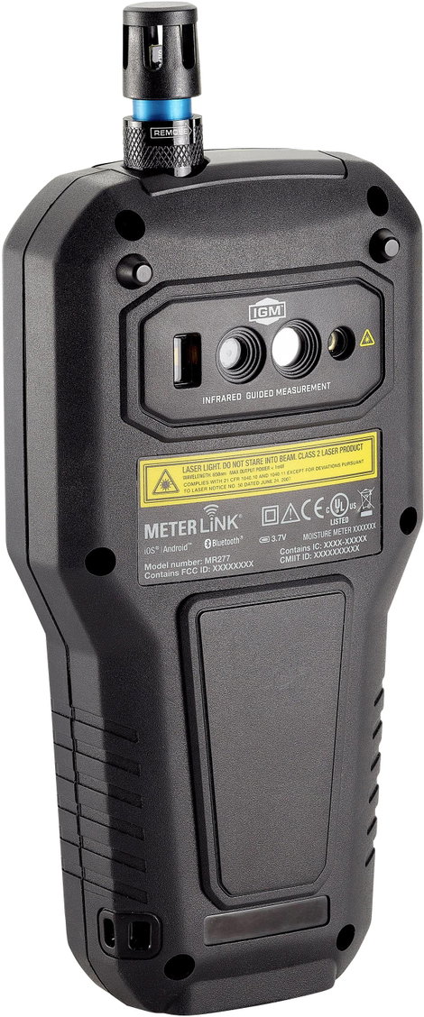 Anyagnedvesség mérő beépített hőkamerával, hőmérsékletmérés, FLIR MR277 11. kép