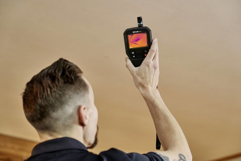 Anyagnedvesség mérő beépített hőkamerával, hőmérsékletmérés, FLIR MR277 13. kép
