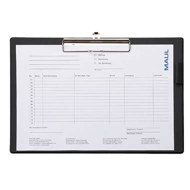 Maul Csíptetős laptartó 2335790 Fekete (Sz x Ma) 329 mm x 233 mm 2. kép