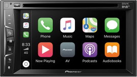 Pioneer AVH-Z3200DAB Dupla DIN moniceiver DAB + tuner, Bluetooth kihangosító, Hátrameneti kamera csa