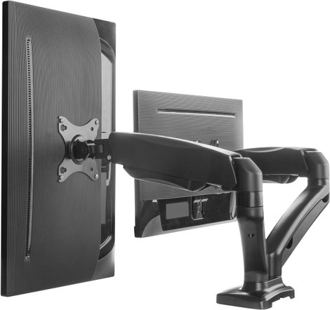 ICY BOX IB-MS304-T, Monitorständer mit Tischhalterung für 2 Monitore bis zu 27’’ (68 cm) 2 részes Mo 7. kép