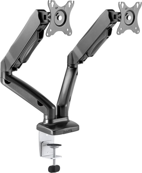 ICY BOX IB-MS304-T, Monitorständer mit Tischhalterung für 2 Monitore bis zu 27’’ (68 cm) 2 részes Mo 8. kép