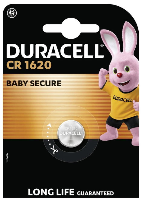 Duracell Gombelem CR 1620 3 V 1 db 75 mAh Lítium DL1620