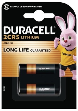 Duracell 2 CR 5 2CR5 Fotóelem Lítium 1400 mAh 6 V 1 db