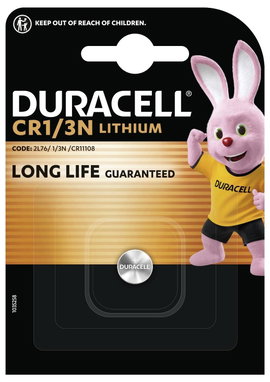 Duracell Fotóelem CR 1/3 N 3 V 1 db 160 mAh Lítium CR1110