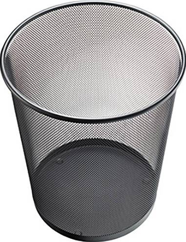 Helit the circle network H2518595 Papírkosár 15 l (Ø x Ma) 265 mm x 280 mm Fém Fekete 1 db