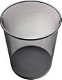 Helit the circle network H2518595 Papírkosár 15 l (Ø x Ma) 265 mm x 280 mm Fém Fekete 1 db bélyegkép