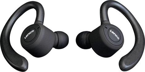 Lenco EPB-460BK Sport In Ear headset Bluetooth® Fekete Headset, Fülkengyel, Izzadásálló 8. kép
