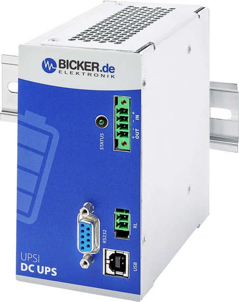 Bicker Elektronik UPSI-2406DP1 Ipari megszakításmentes tápegység berendezés (DIN rail) 2. kép