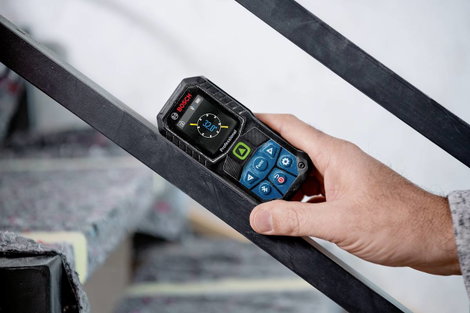 Bosch Professional GLM 50-27 CG Lézeres távolságmérő Bluetooth-os, Dokumentiációs alkalmazás, Állván 5. kép