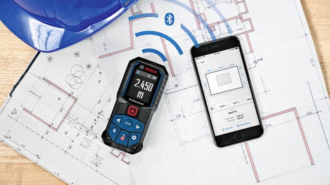 Bosch Professional GLM 50-27 C Lézeres távolságmérő Bluetooth-os, Állványadapter, 6,3 mm (1/4), Doku 7. kép