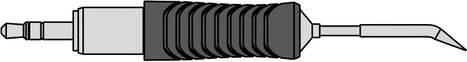 Weller RTP 001 C X Forrasztóhegy Kúpos, Hajlított Hegy méret 0.1 mm Csúcs hossza 21.3 mm Tartalom, t 9. kép