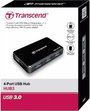 Transcend TS-HUB2C 4 port USB 3.2 hub Fekete 9. bélyegkép