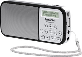 TechniSat Techniradio RDR Táskarádió DAB+, URH AUX, USB Zseblámpa Ezüst