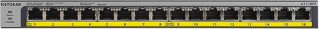 NETGEAR GS116PP Hálózati switch 16 port PoE funkció 2. kép