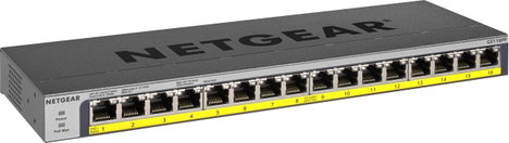 NETGEAR GS116PP Hálózati switch 16 port PoE funkció 4. kép