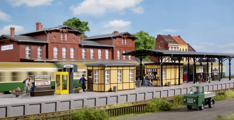 Auhagen 11452 H0 Pályaudvar felszerelés