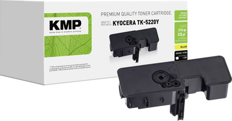 KMP Toner helyettesíti Kyocera TK-5220Y Kompatibilis Sárga 1200 oldal K-T83Y