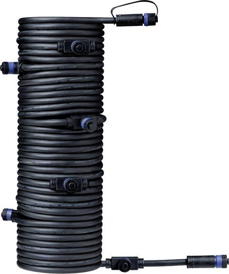 Paulmann PAULMANN 93931 Világításrendszer, Plug & Shine 7 részes elosztó Fekete 2. kép