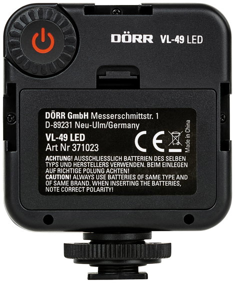 DÖRR VL-49 LED-es videós lámpa LED-ek száma=49 5. kép