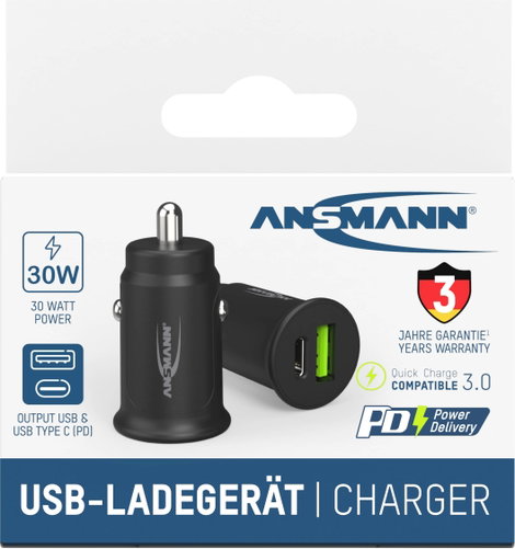 Ansmann InCar Charger CC230PD 1000-0029 USB-s töltőkészülék Személygépkocsi, Tehergépjármű Kimeneti 10. kép