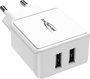 Ansmann HomeCharger HC212 1001-0114 USB-s töltőkészülék Aljzat dugó Kimeneti áram (max.) 2400 mA 2 x bélyegkép