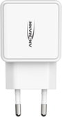 Ansmann HomeCharger HC212 1001-0114 USB-s töltőkészülék Aljzat dugó Kimeneti áram (max.) 2400 mA 2 x 3. bélyegkép