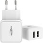 Ansmann HomeCharger HC212 1001-0114 USB-s töltőkészülék Aljzat dugó Kimeneti áram (max.) 2400 mA 2 x 7. bélyegkép