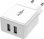 Ansmann HomeCharger HC212 1001-0114 USB-s töltőkészülék Aljzat dugó Kimeneti áram (max.) 2400 mA 2 x 9. bélyegkép