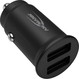 Ansmann InCar Charger CC212 USB-s töltőkészülék 12 W Személygépkocsi, Tehergépjármű Kimeneti áram (m