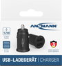 Ansmann InCar Charger CC212 USB-s töltőkészülék 12 W Személygépkocsi, Tehergépjármű Kimeneti áram (m 7. bélyegkép