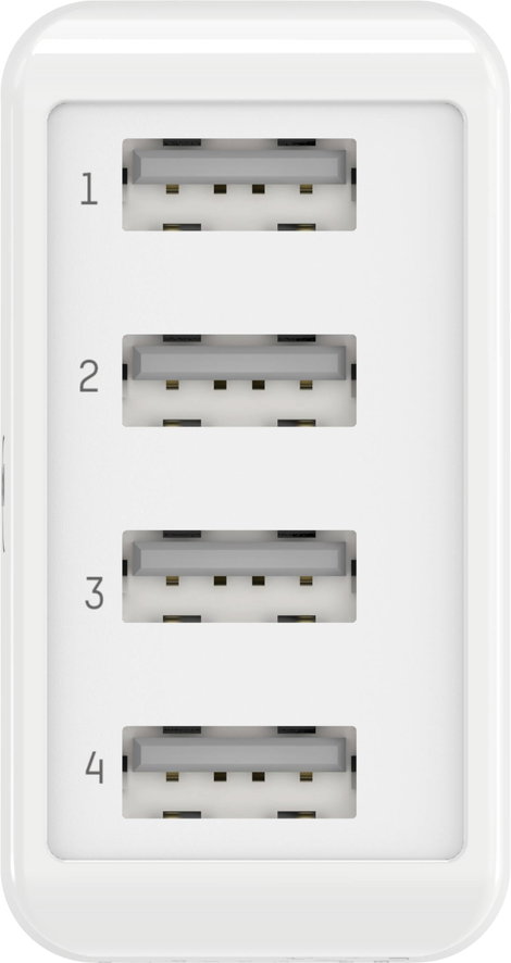 Ansmann HomeCharger HC430 1001-0113 USB-s töltőkészülék Aljzat dugó Kimeneti áram (max.) 6000 mA 4 x 10. kép